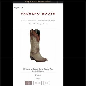 Cowgirl leather boots